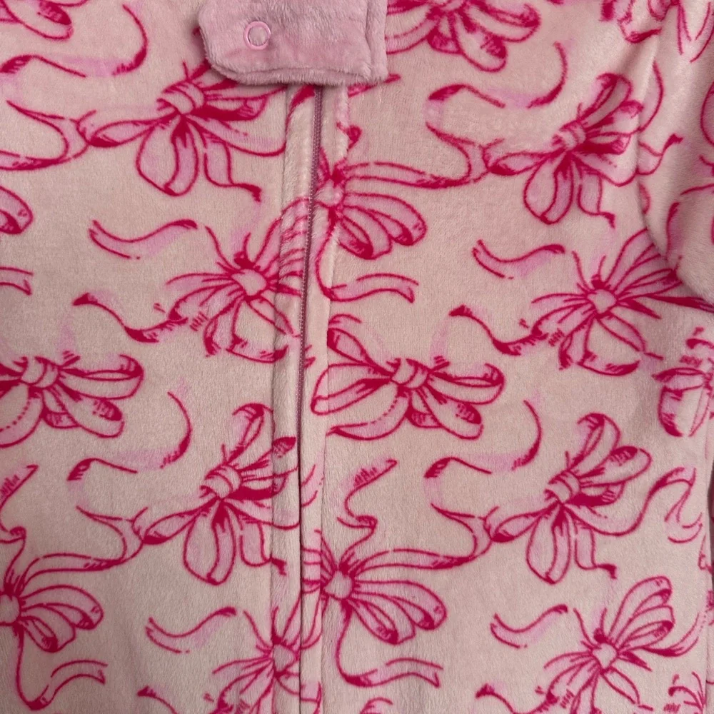 🆕Betsey Johnson Ribbon Footie Pajamas